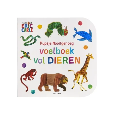 Afbeelding van Uitgeverij gottmer rupsje nooitgenoeg voelboek vol dieren
