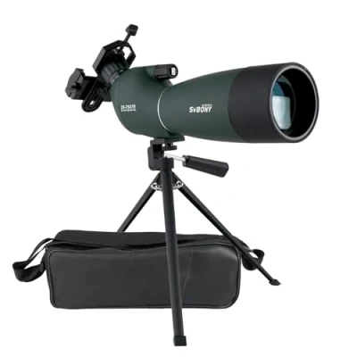 Afbeelding van Svbony SV28 Spotting Scope 25 75x70 BAK4 Prism MC Optiek Monoculair met Statief Telefoon Adapter 45 Gebogen Oculair voor het observeren van vogels
