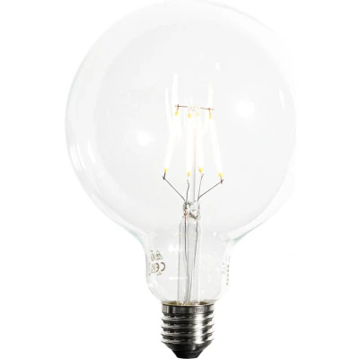 Afbeelding van LUEDD E27 dimbare LED spiraal filament G125 5W 450 lm 2200K