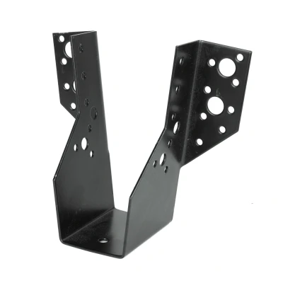 Afbeelding van Wovar Raveeldrager Zwart Verzinkt voor 4.5 x 14.5 cm Balken Per Stuk