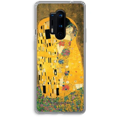 Afbeelding van Case Company® hoesje geschikt voor OnePlus 8 Pro Der Kuss Soft Cover Telefoonhoesje Bescherming aan alle Kanten en Schermrand