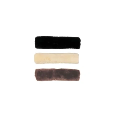 Image de Kentucky Fourreau Muserolle Sheepskin Naturel 28cm
