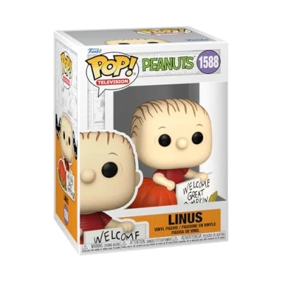 Afbeelding van Peanuts Welcome Great Pumpkin Linus vinyl figuur 1588 Funko Pop! meerkleurig