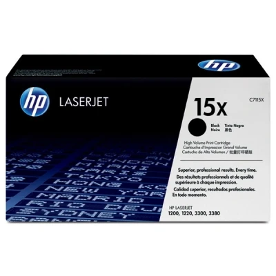 Image de Toner HP LaserJet 15X (C7115X) Noir