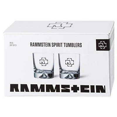 Afbeelding van Rammstein Set van 2 Tumbler &#039;Logo&#039; glazen, 0,29 liter, officieel product de groep