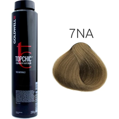 Afbeelding van Goldwell Topchic Hair Color bus 250 ml 7NA As Middelblond