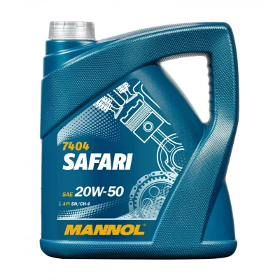 Afbeelding van Mannol Safari 20W 50 4L Motorolie MN7404 4 TOYOTA: Yaris II Hatchback, I Auris HYUNDAI: Tucson, i20 Hatchback