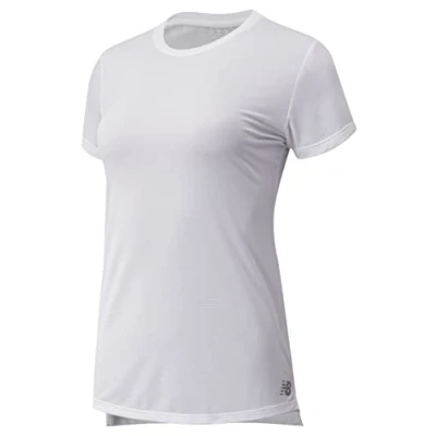 Afbeelding van New Balance Core Run Short Sleeve Dames Sportshirt ECLIPSE Maat S