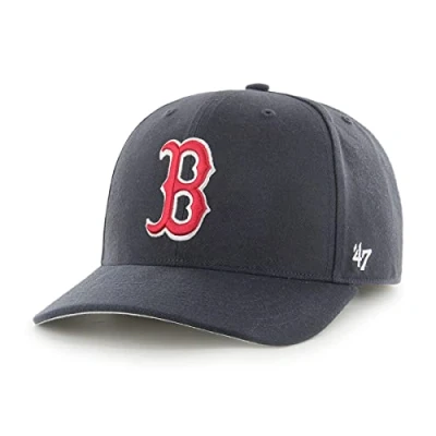 Afbeelding van 47 MLB Boston Red Sox Cold Zone MVP DP Unisex Baseball Cap Snapback Logo Rood Kleur Marineblauw Navy One Size, Blauw