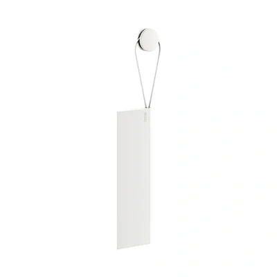 Afbeelding van KEUCO douchewisser van silicone, met muurbeugel, om te plakken, 26,4x8,2x1,7 cm, kleur: wit