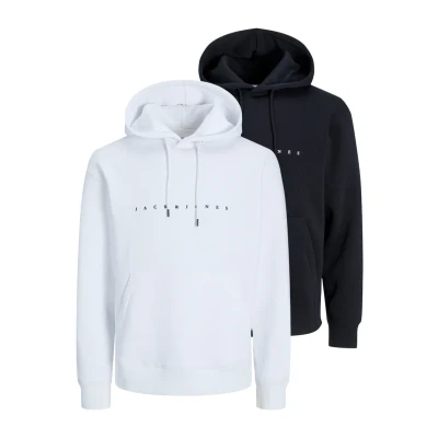 Afbeelding van Jack &amp; Jones Heren hoddie 2 pack Star