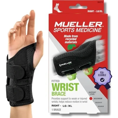 Afbeelding van Mueller 86271 Green line Polsbeschermer Rechts Zwart
