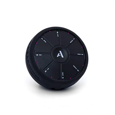 Afbeelding van Artiphon Siliconen hoes beschermhoes voor de Orba synthesizer Looper MIDI controller (perfecte pasvorm, flexibel, uitsparingen knoppen en aansluitingen, afneembare riem), zwart
