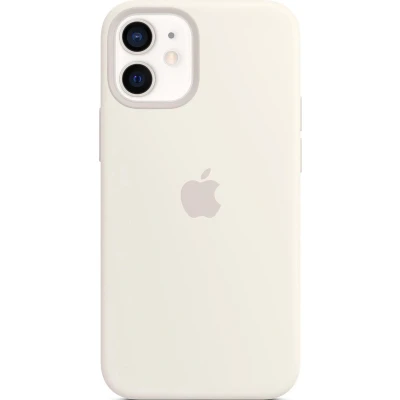 Afbeelding van Apple origineel Silicone MagSafe Case iPhone 12 Mini White MHKV3ZM/A