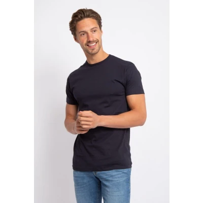 Afbeelding van Alan Red T Shirt Ronde Nek Navy Maat: S (4 PACK)