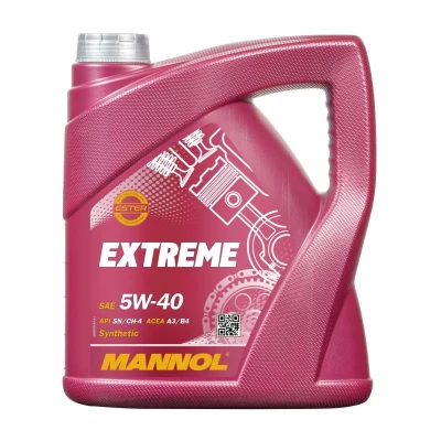 Afbeelding van Mannol Extreme 5W 40 4L Motorolie MN7915 4 VOLKSWAGEN: GOLF 4, 7, 6, OPEL: Corsa D Hatchback, Astra G Caravan, C Hatchback