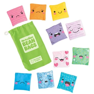 Afbeelding van Learning Resources tassen helpen kinderen hun emoties te begrijpen en gevoelens uit drukken terwijl ze spelen, vanaf 3 jaar, meerkleurig, medium (EI 3043)