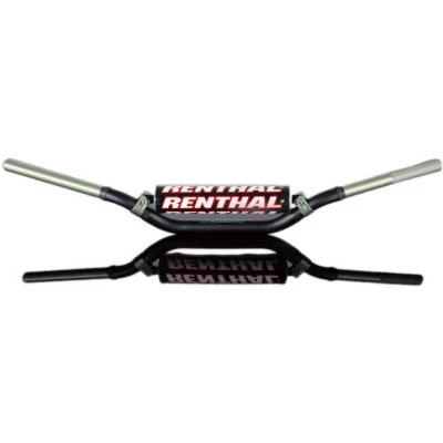Afbeelding van RENTHAL Twinwall Carmichael High Scrambler stuur Met Beschermer Titanium / Black 28.6 mm