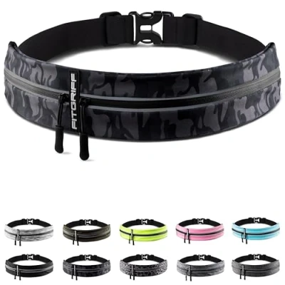 Afbeelding van Fitgriff® Hardloopriem voor mobiele telefoon, hardlooptas, heuptas, sportriem, loopriem joggen, hardlopen, sport, fitness, geschikt iedereen