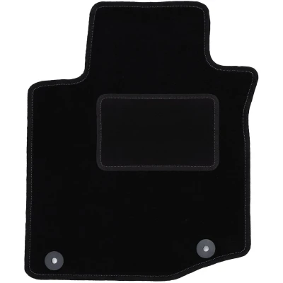Afbeelding van Wielganizator Zwart fluwelen bestuurdersmat voor Toyota Aygo I Hatchback (2005 2014)