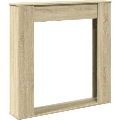 Afbeelding van vidaXL Haardombouw 100x20x100 cm bewerkt hout sonoma eikenkleurig
