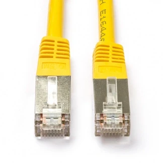 Afbeelding van Netwerkkabel Cat5e F/UTP 5 meter (100% koper, Geel)