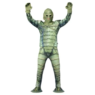 Afbeelding van Smiffys Universal Monsters Creature From The Black Lagoon Kostuum L Groen