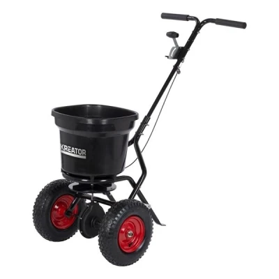 Afbeelding van Kreator KRTGR9005 Strooiwagen 300 tot 370 cm strooibreedte 23 liter