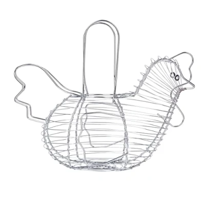 Afbeelding van Kitchencraft Eiermand Kip 34 X 24 18 Cm Rvs/chroom Zilver