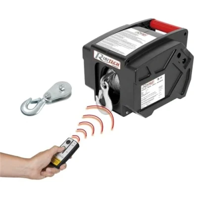 Afbeelding van RIBITECH 4277 Autolieren 5 ton Vooruit en achteruit 12 V Zwart