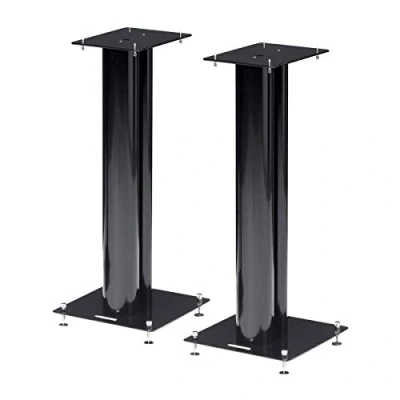 Afbeelding van NorStone Stylum 2 zwart zijdeglans Speaker standaard