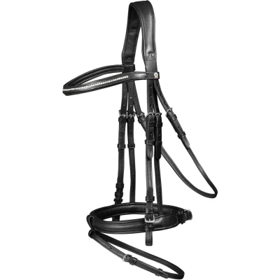 Afbeelding van Waldhausen Trenshoofdstel X Line Supers. Eng. C Zwart Pony
