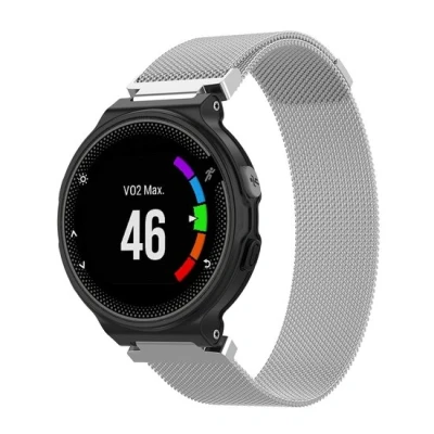 Afbeelding van Garmin Forerunner 220 / 230 235 620 630 735 (XT) Milanese bandje Large Zilver