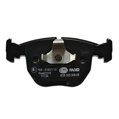 Afbeelding van HELLA 8DB 355 008 281 Remblokkenset Geschikt voor slijtage waarschuwingscontact BMW: X3, 5 Saloon, X5