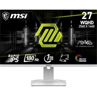 Image de Ecran PC Gaming MSI MAG 274QRFW 27&quot; 180 Hz WQHD Blanc
