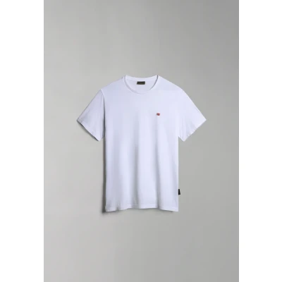 Afbeelding van Napapijri Salis Tshirt basic, Heren, Maat: 3XL, Bright white