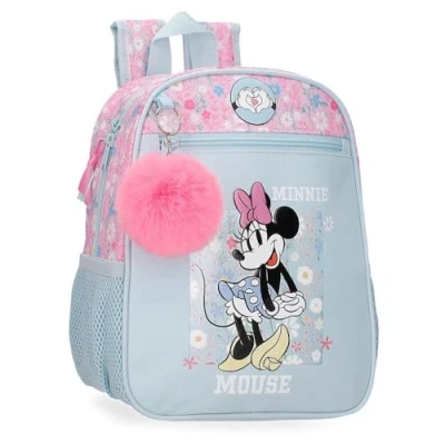 Afbeelding van Joumma Disney Minnie Happy schoolrugzak, Blauw, 23 x 28 10 cm, polyester, 6,44 l, Eén maat, schoolrugzak