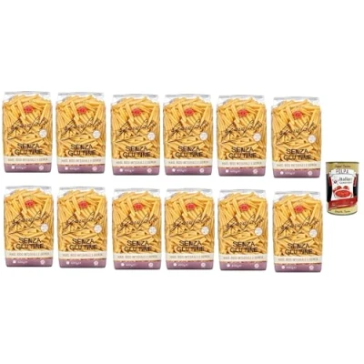 Afbeelding van 6 x 400 g glutenvrije senza pastatestzakken met Italian Gourmet Polpa