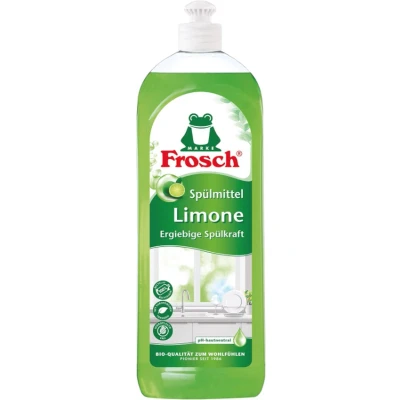 Afbeelding van Frosch Afwasmiddel Limoen Handafwasmiddel Sterk tegen vet pH huidneutraal 750 ml