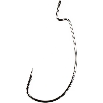 Afbeelding van Gamakatsu Worm Offset EWG Hooks Black (6 pcs) Maat : size 1/0