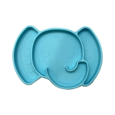 Afbeelding van Frootimals Antislip Silicone Bord Baby Kind Maaltijd Olifant