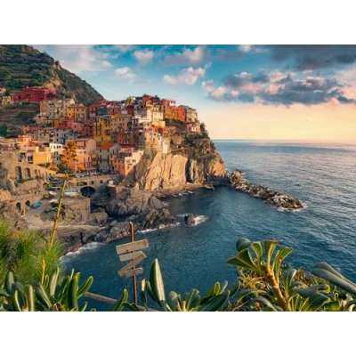 Afbeelding van Ravensburger puzzel 12000705 Blick on Cinque Terre 1500 stukjes voor volwassenen en kinderen vanaf 14 jaar, met landschapsmotief