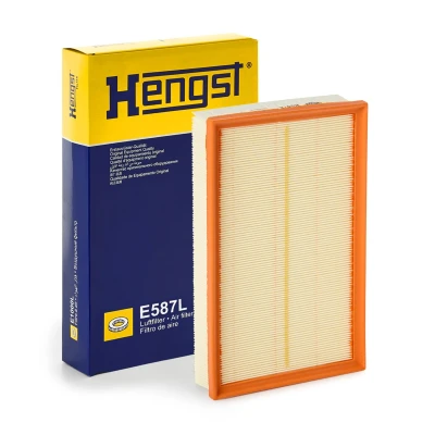 Afbeelding van HENGST Filter E587L Luchtfilter 57 190 312 insert VOLKSWAGEN: Transporter 5 Bus, 5, 6