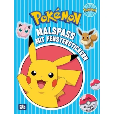 Afbeelding van Pokémon Activity Buch: Malspaß mit Fensterstickern