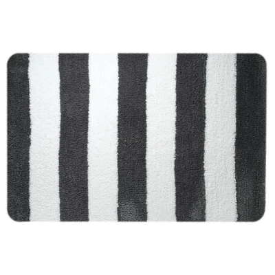 Afbeelding van Sealskin Linje Badmat Polyester 60x90 cm Grijs