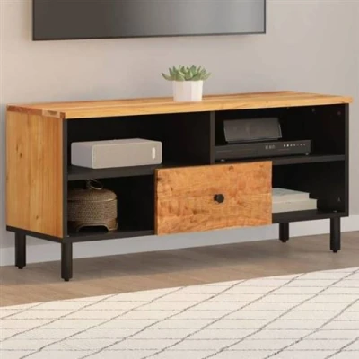 Afbeelding van Tv Meubel 100X33X46 Cm Massief Acaciahout