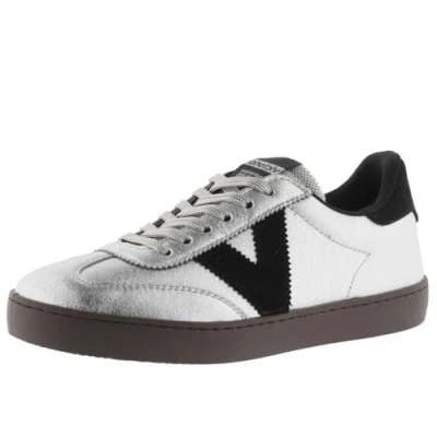 Afbeelding van Victoria Shoes Berlin Ciclista LOW Tennis Sneakers laag, Dames, Maat: 37, Plata Schoenen