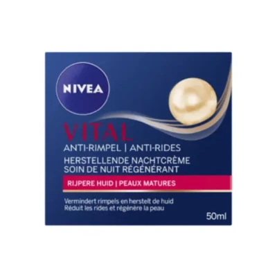 Afbeelding van 3x Nivea Vital Nachtcrème Herstellend 50 ml