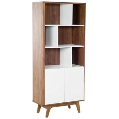 Afbeelding van COLUMBUS Boekenkast Wit MDF