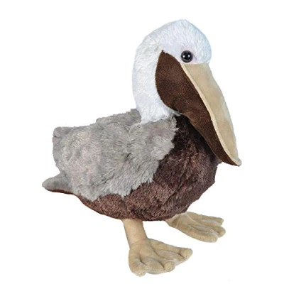 Afbeelding van Wild Republic Pelican 21468 Cuddlekins knuffeldier, cadeau voor kinderen, bruin/grijs, 30 cm